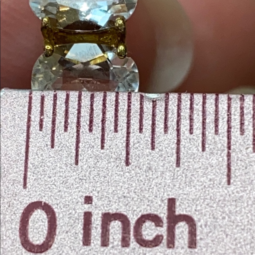 18k Gold Overlay Petalite ring - Picture 6 of 9